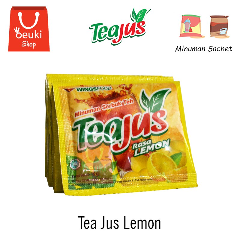 

Tea Jus Teh Rasa Lemon Murah Meriah Segar Nikmat - 10pcs x 8gr