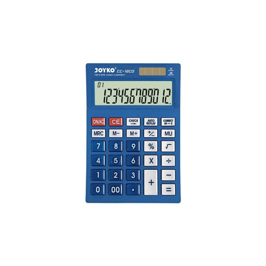 

Calculator / Kalkulator Joyko CC-12CO / 12 Digits / Check Correct - Satuan