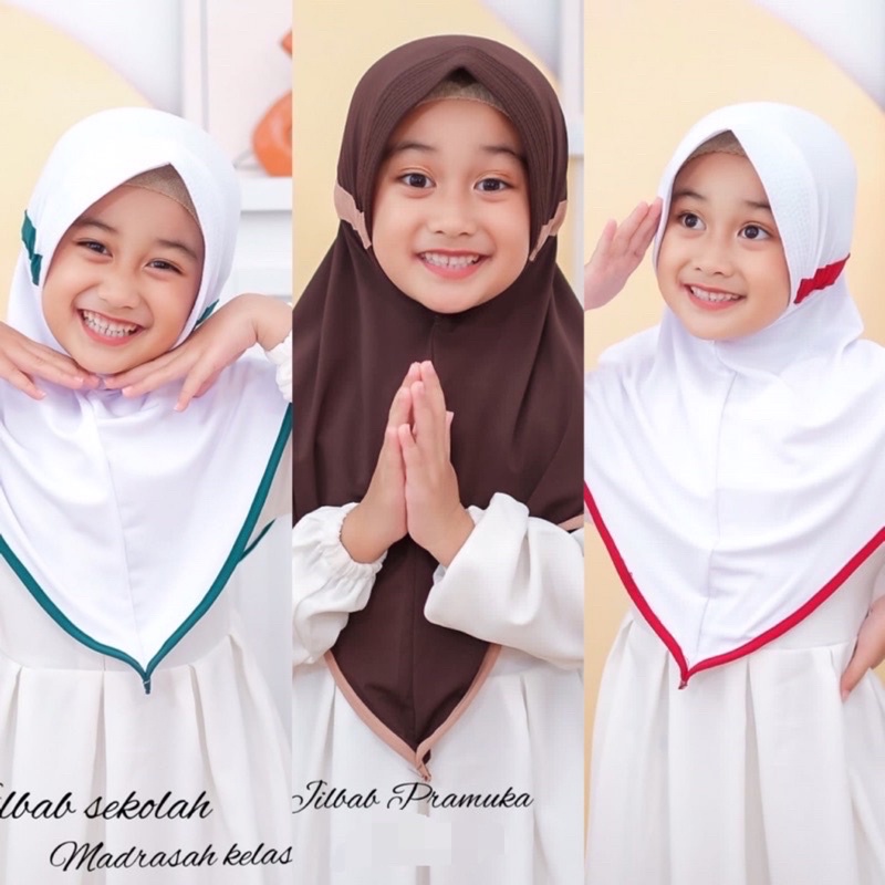 Hijab Anak Sekolah SERUT JERSEY