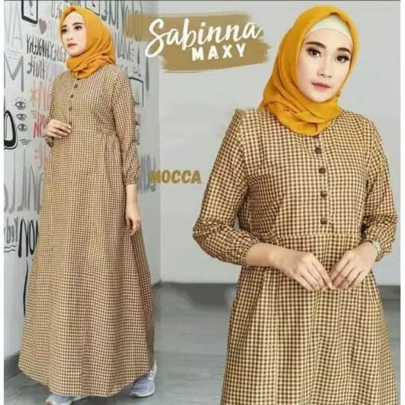 Sabina dress pakaian wanita fashion muslim