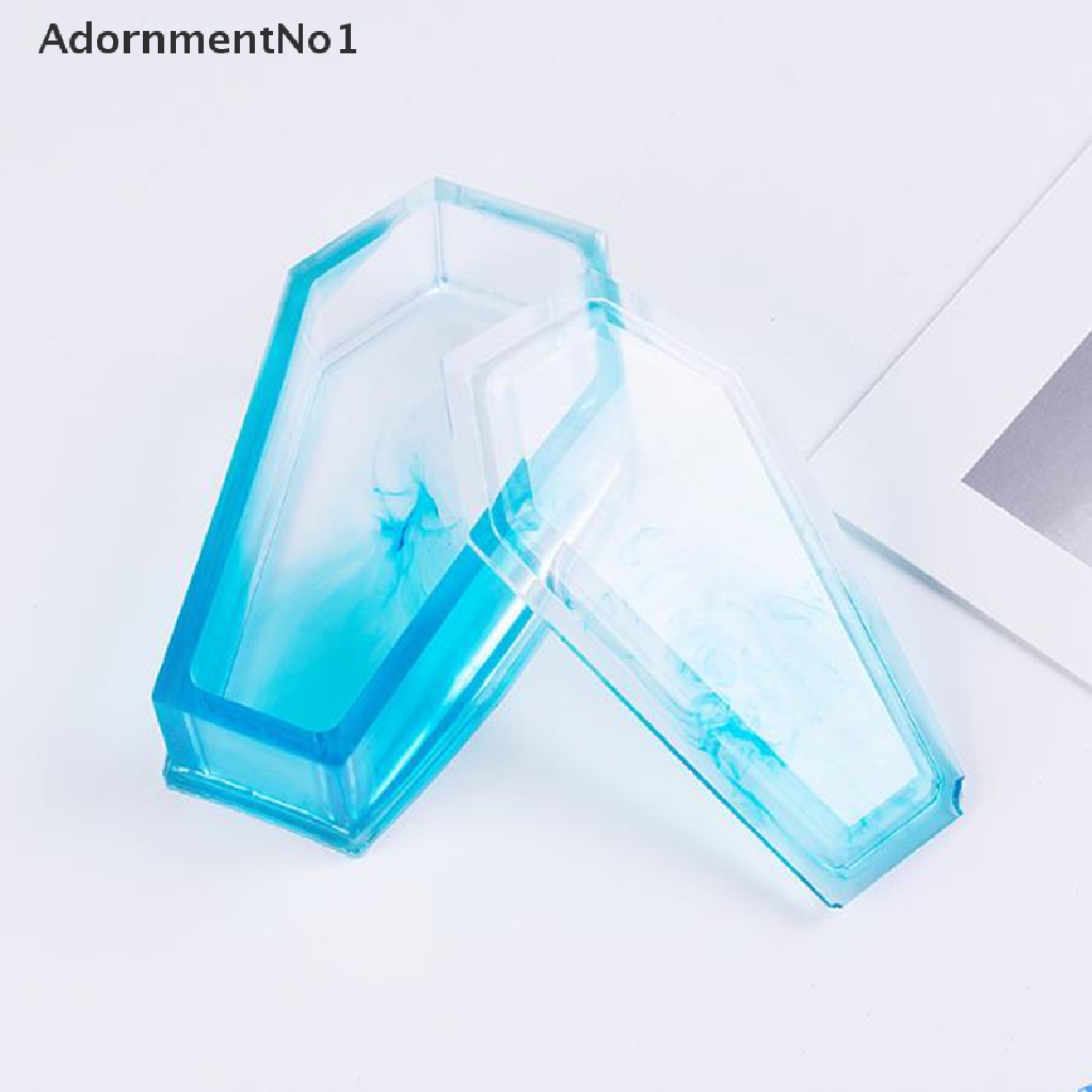 (AdornmentNo1) Cetakan Resin Bentuk Peti Mati Bahan Silikon Untuk Kerajinan Tangan DIY