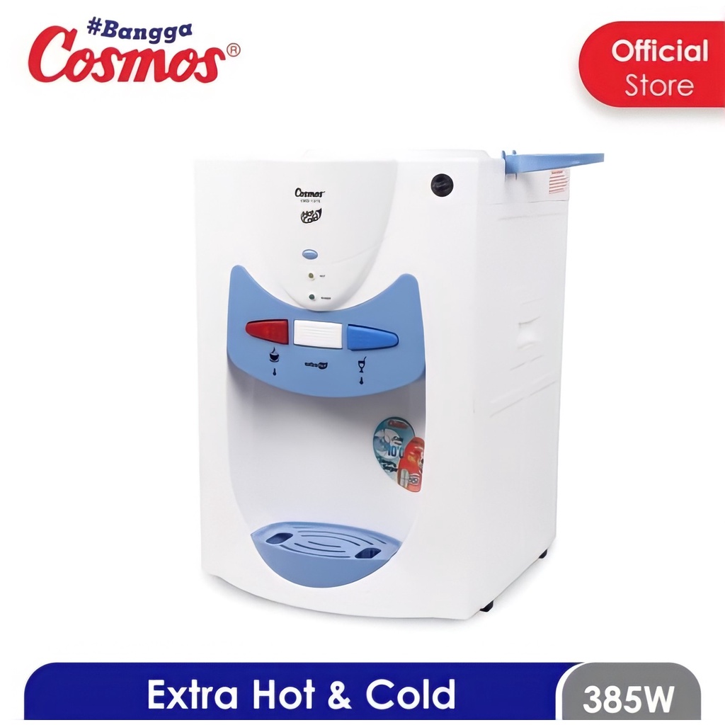 Cosmos Dispenser Air 2 Kran Hot &amp; Cold CWD 1310 Dispenser Meja