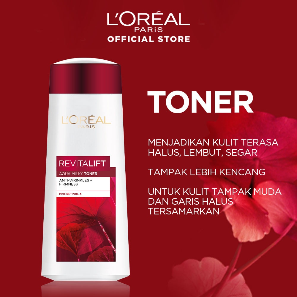 LOREAL REVITALIFT AQUA MILKY TONER ANTI AGING 200ML