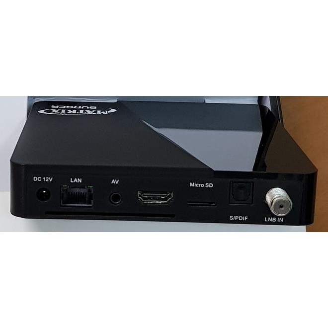 5J22 Android Tv Box Matrix Burger 4K H265 + Digital Receiver Syvp