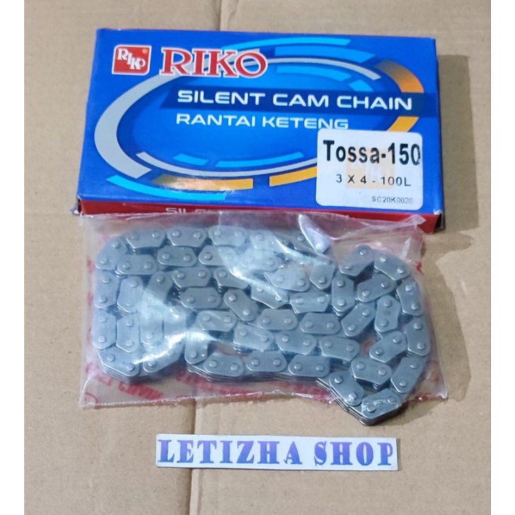 RANTAI RANTE KETENG TOSSA-150/200 RANTE KAMPRAT TOSSA150 TOSSA 200  3X4-100L/102L RIKO