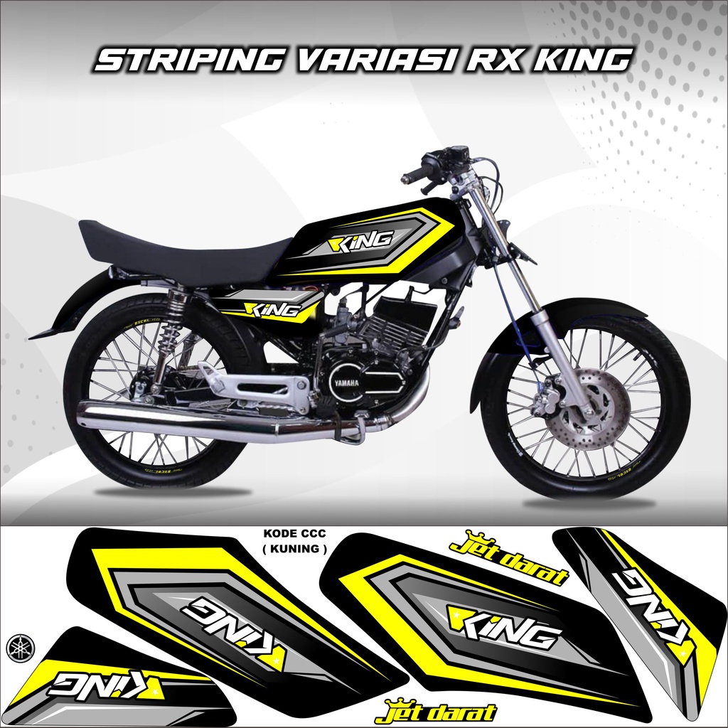 Sticker Rx King Variasi Stiker Striping Rx King Kode CCC