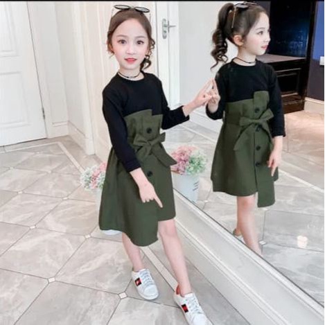 (COD)6-9 Tahun ImmoShop15 Dress Berren Kids / Dress Anak / Setelan Anak / Dress Anak / Atasan Anak / Jumpsuit Anak