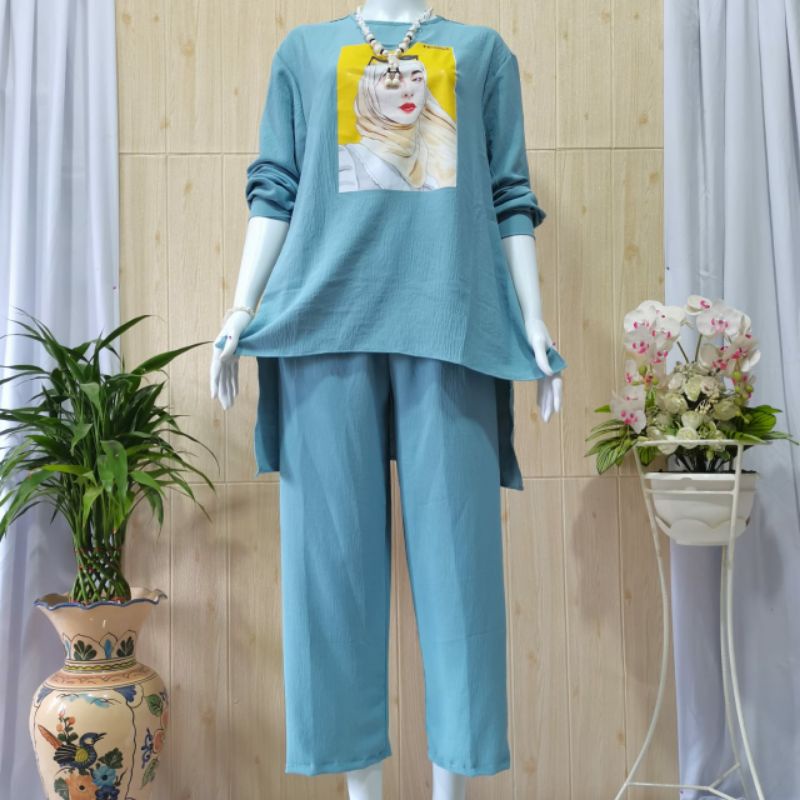 SETELAN VIRALL CRINKLE AIRFLOW