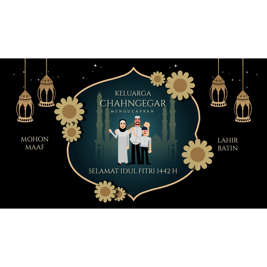 Instanppt Template Video Ucapan Lebaran Hari Raya Idul Fitri Premium Template Powerpoint Premium