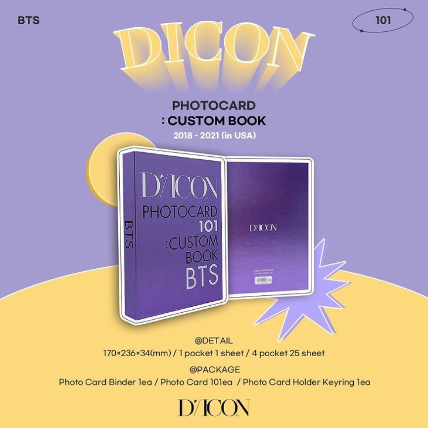 [ READY ] BACA DESKRIPSI / READY SHARING DICON BTS 101 / PHOTO CARD SATUAN / PHOTOCARD MEMBER SET / 