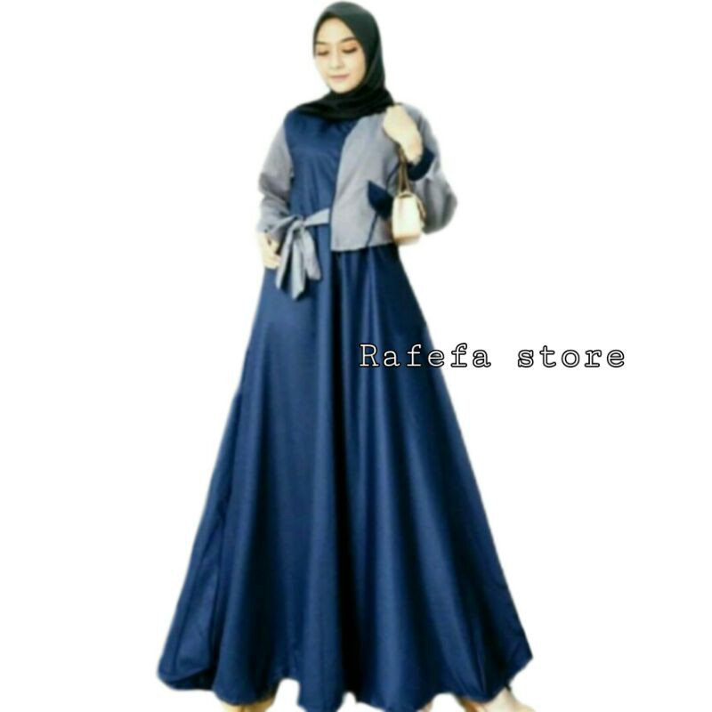 Tamera Maxi baju  gamis  wanita terbaru 2021  kekinian 