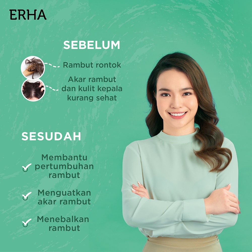 ERHA Supplemen Rambut Follicore Herbal 30 caps - Vitamin Rambut Anti Rontok