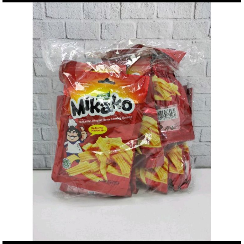 

Snack Mikako Makanan Ringan Rasa Sambal Balado 10 Bungkus