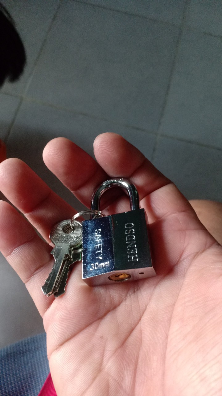 Hs-363 30mm Gembok Per Chrome Inner Kuningan Gembok Pagar Gembok Rumah