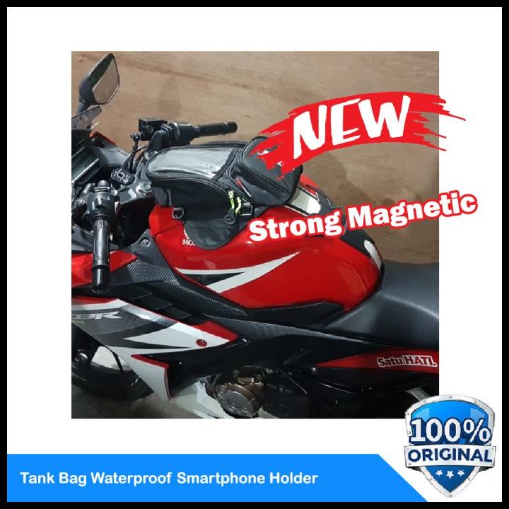 Tas Motor Touring Tank Bag Waterproof Smartphone Holder