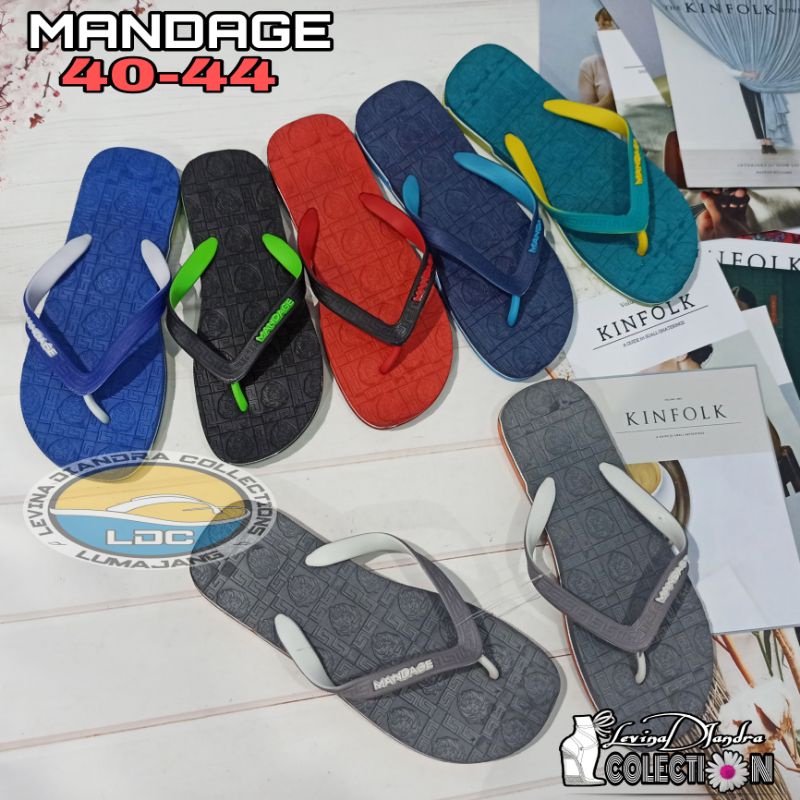 SANDAL JEPIT KARET SANDAL PANTAI MANDAGO PRIA WANITA/REMAJA(40-44)