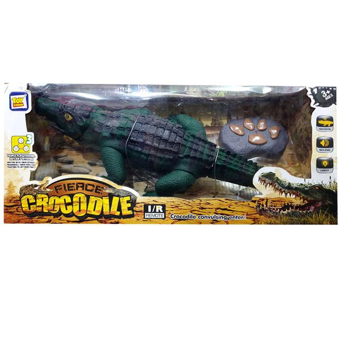 Mainan remote control buaya RC crocodile fierce baterai box