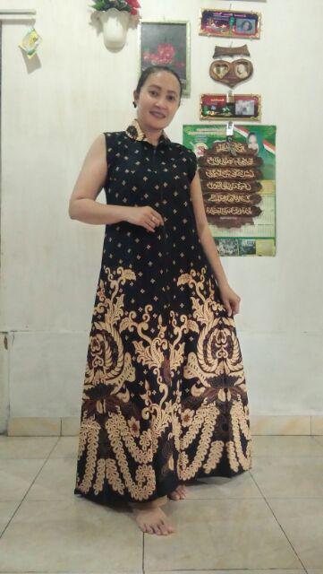 Batik Wanita Maxi Cardi Kembang Gurita Panjang Modern Exclusive