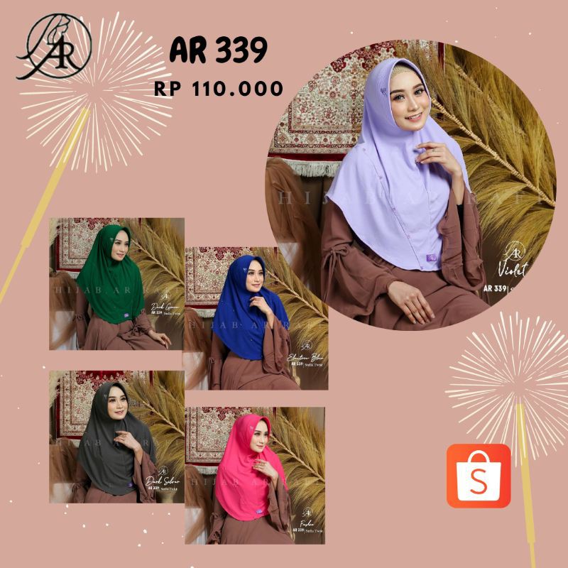 Hijab Ar Rafi instant AR 339