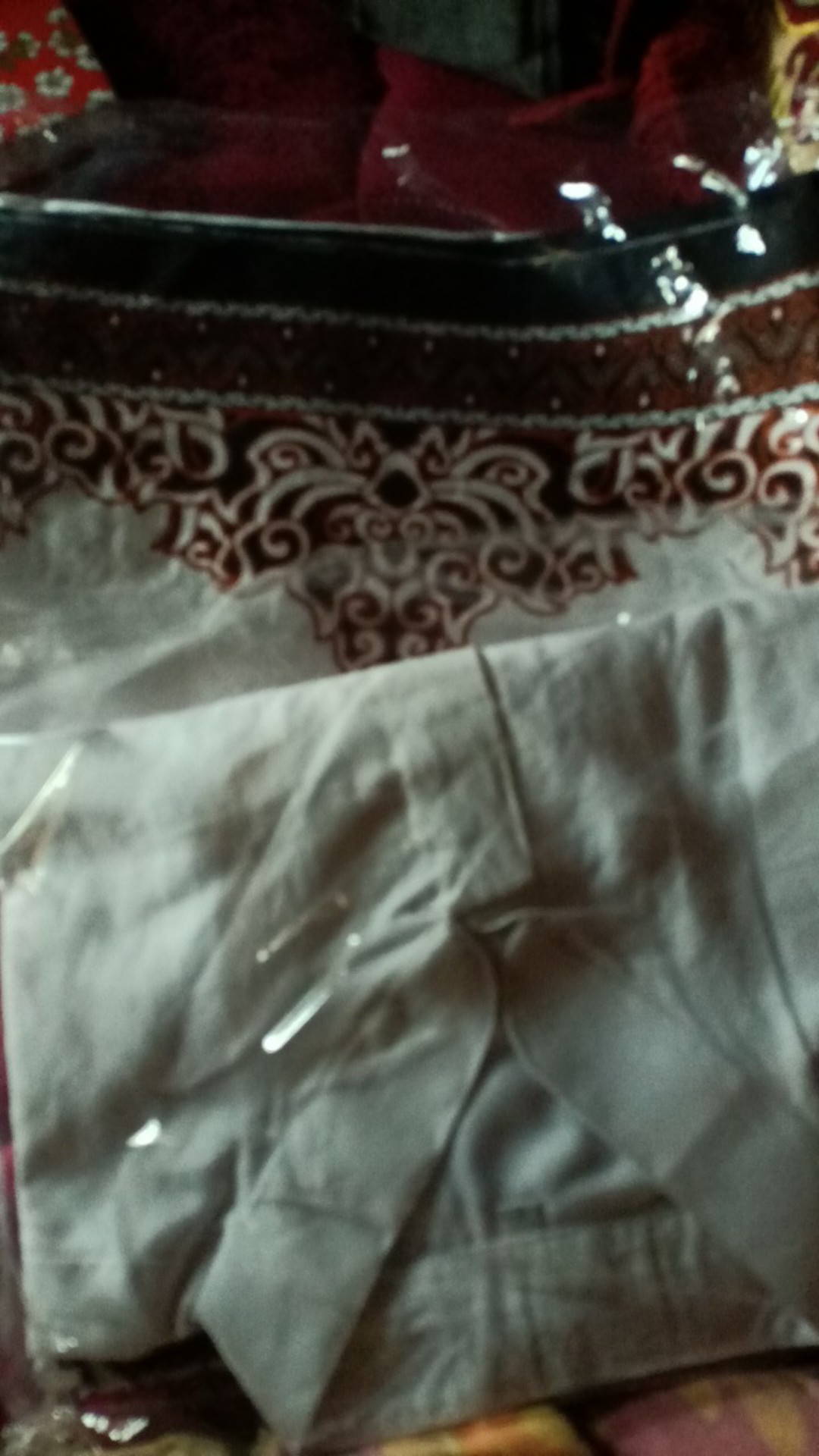 Setelan Baju Kemeja Koko Sarung Batik Solo Pria Lengan Panjang
