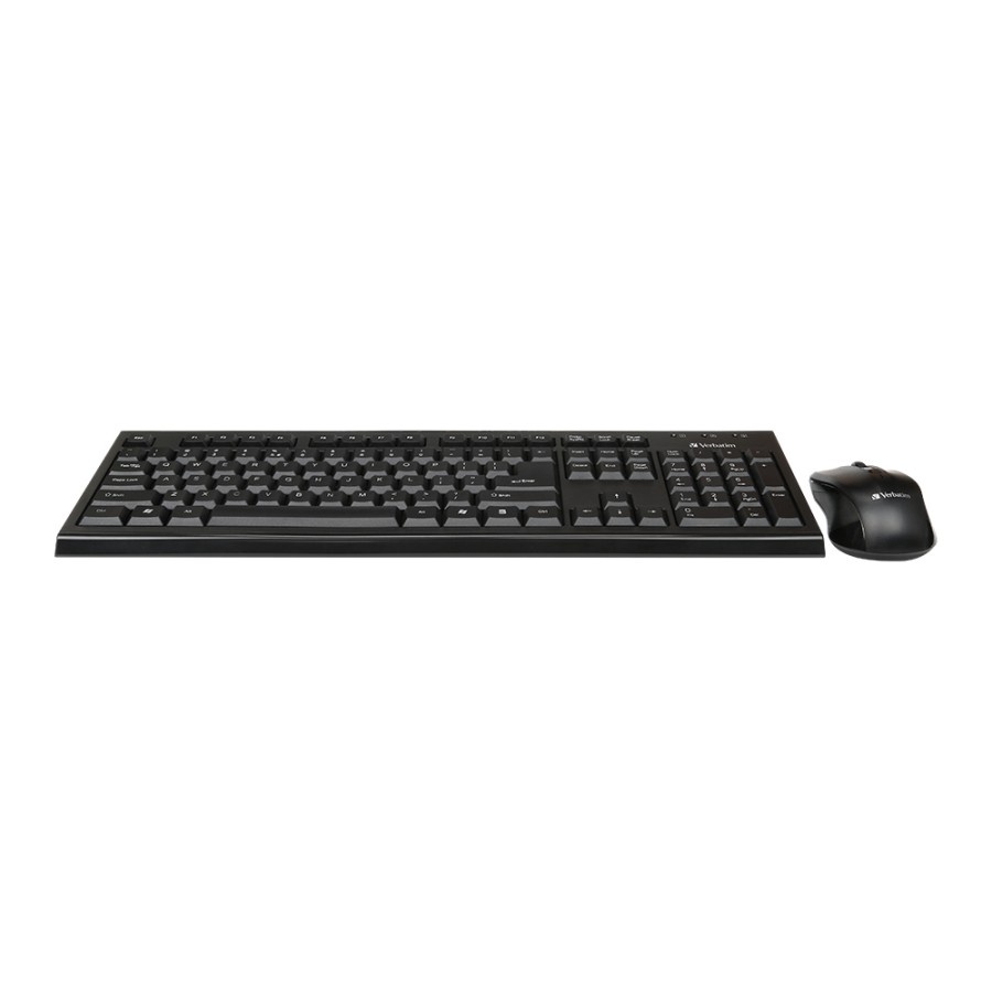 Keyboard Mouse Verbatim Wireless Combo 1600DPI - Black (66519)