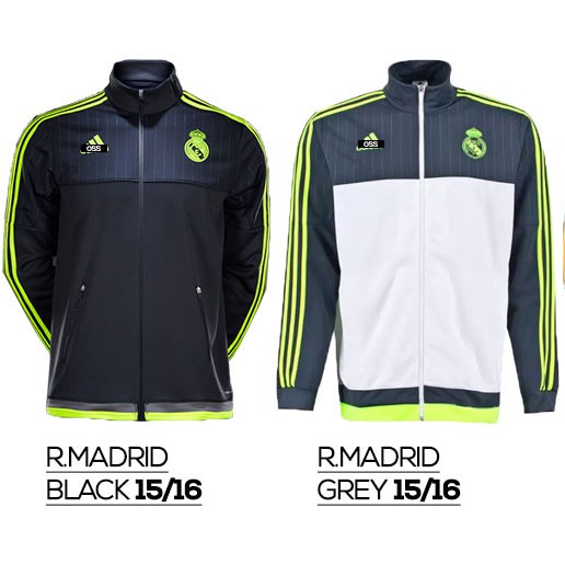 jual  JAKET BOLA REAL MADRID SEASON 2015/2016  termurah