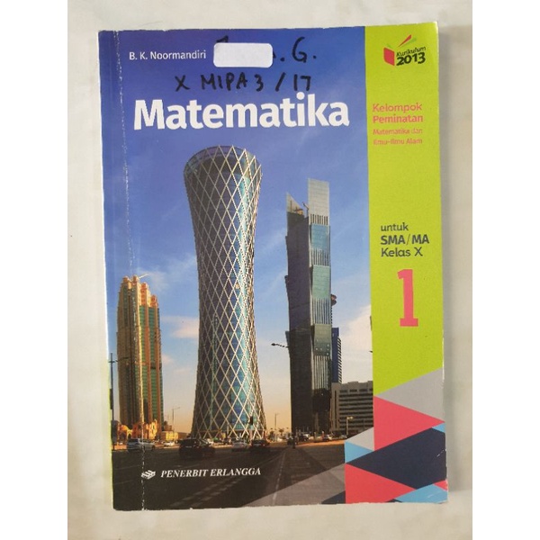 buku SMA MATEMATIKA ERLANGGA