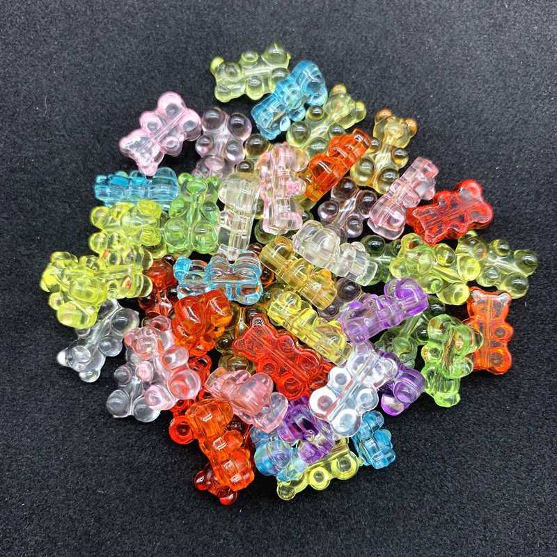 10Pcs/lot 18mm akrilik kristal beruang