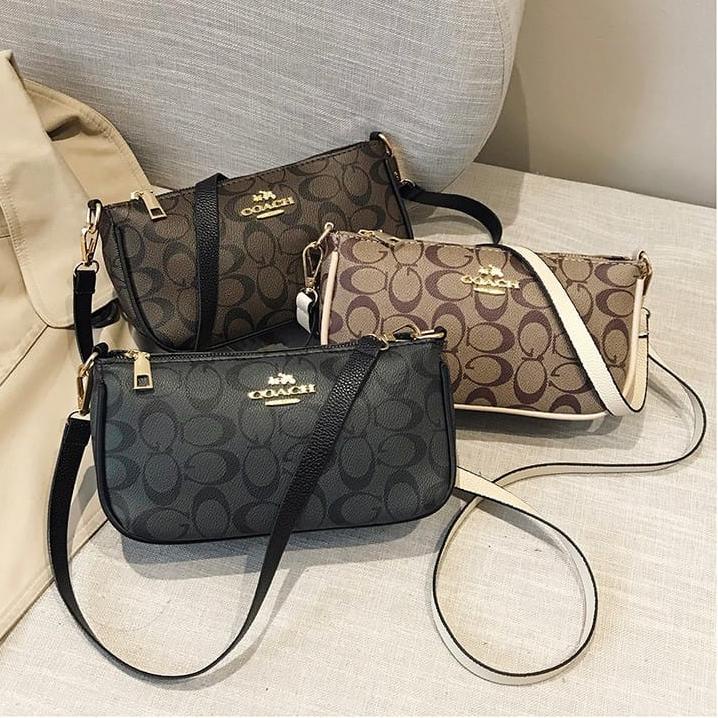 Tas Selempang Wanita Coach 2 Tali | Tas Shoulder Bags | Tas Tote Fashion Import R1R6