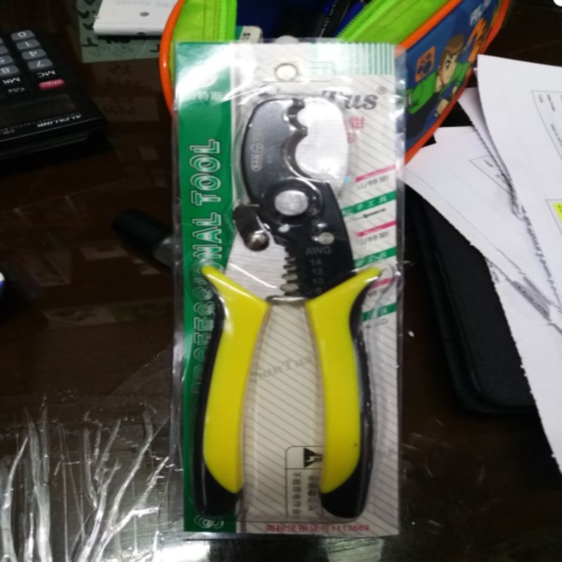 TANG KUPAS KABEL FIBER OPTIC SANTUS / TANG KUPAS KABEL MULTI FUNGSI