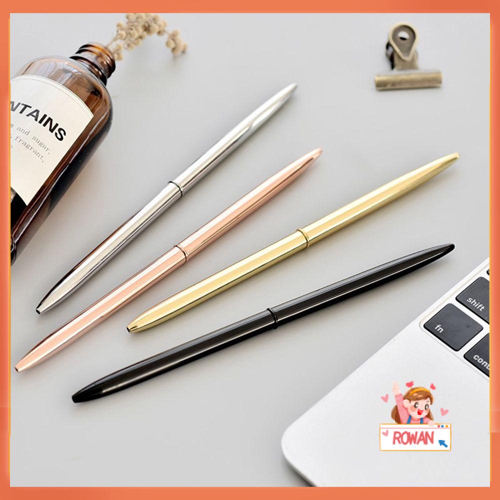 Pulpen Tinta Hitam Desain Bunga Untuk Kantor