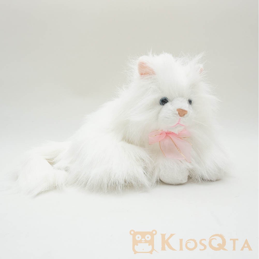 boneka kucing anggora putih