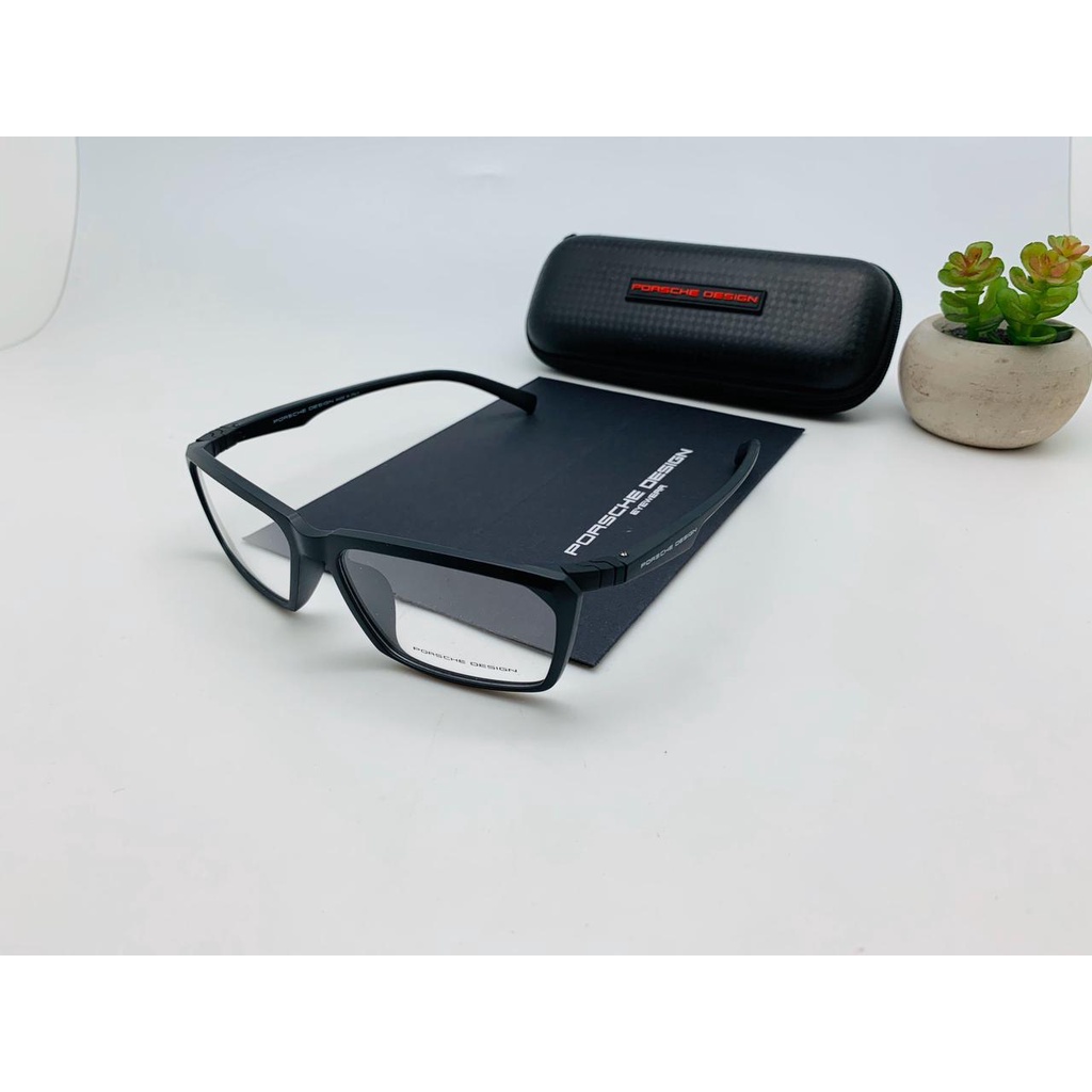 Promo Terbaru Frame Kacamata Sporty Porsche Design 8369 Full Black Matte