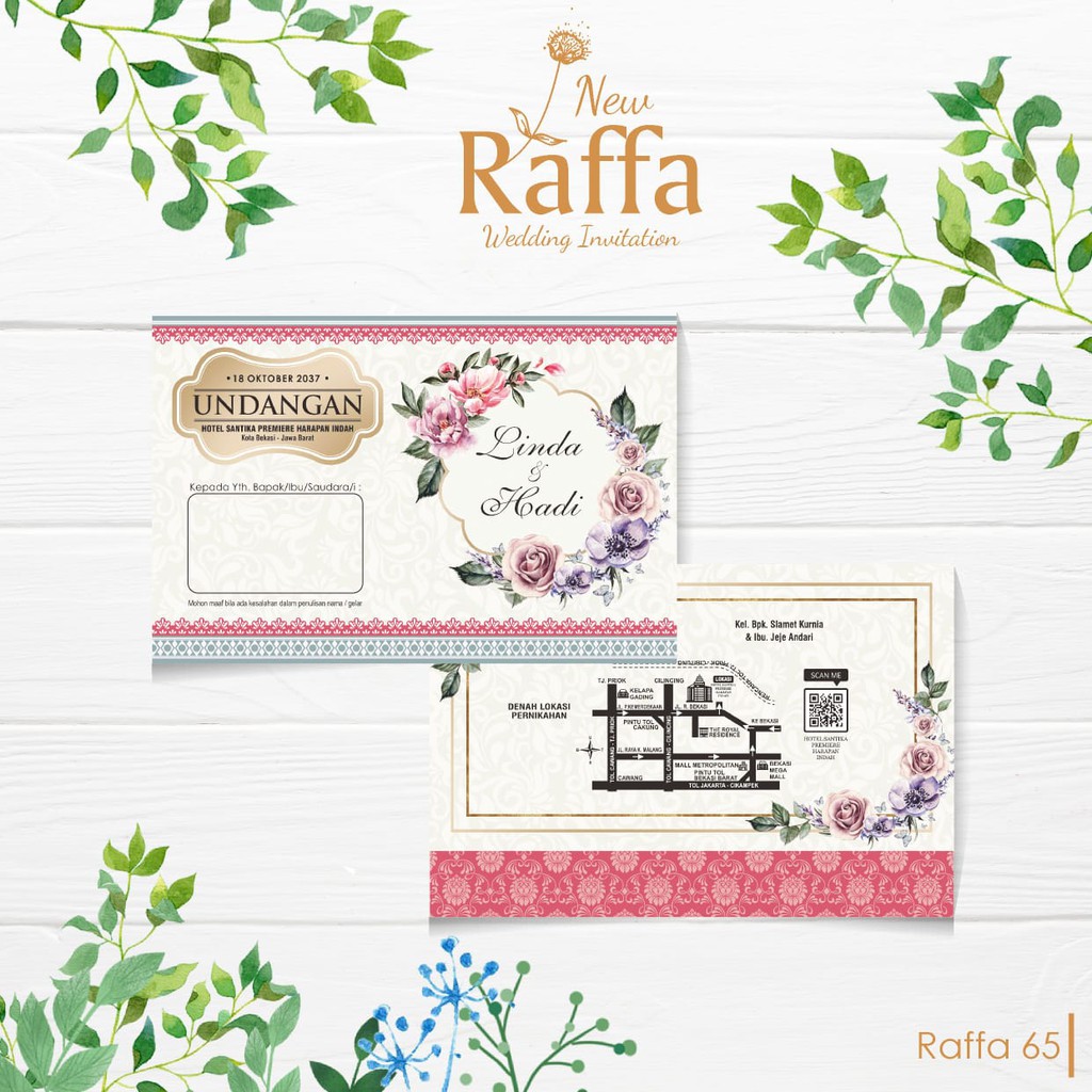 Raffa 65 Blanko Undangan Blangko Undangan Undangan Murah Shopee Indonesia