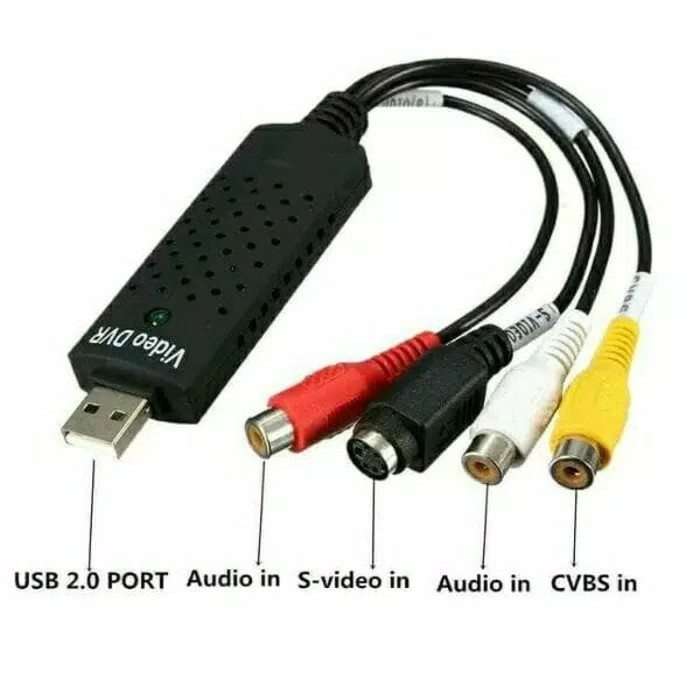 EasyCap USB Ver 2.0 1 Channel DVR Video adapter with audio