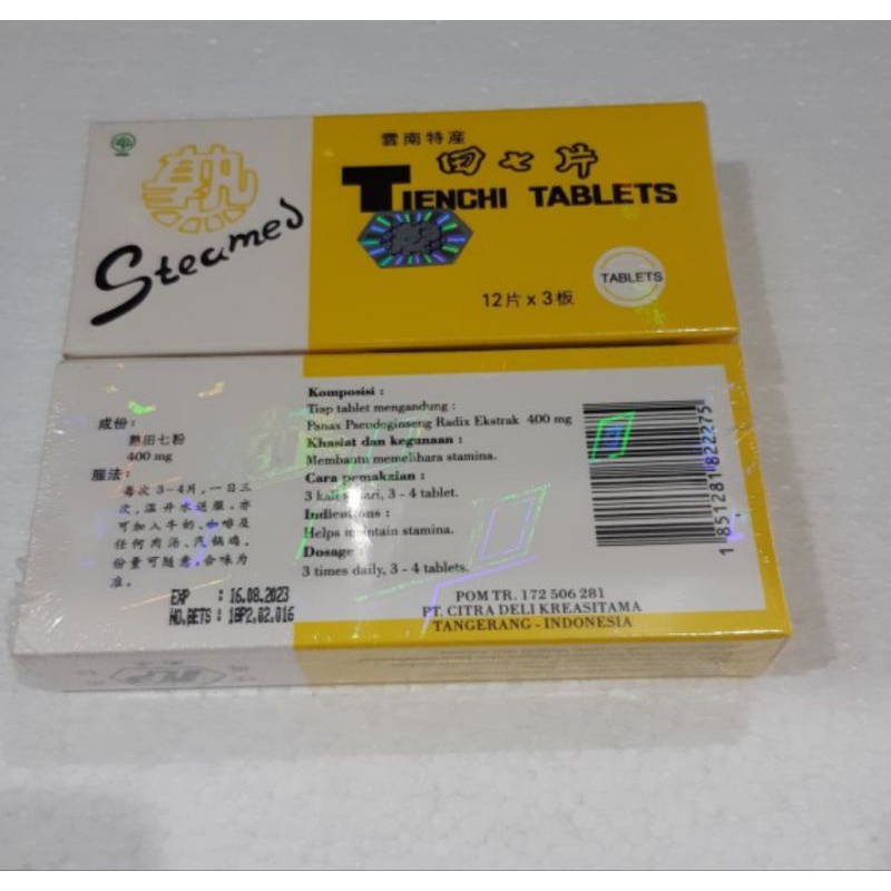 Tienchi gingseng tablet / obat pertumbuhan badan tinggi 100%original