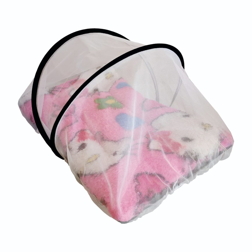 KASUR BAYI SURPET BULU LEMBUT/KASUR BAYI 1 SET LENGKAP/KASUR BAYI MATRAS BULU MOTIF HELLO KITTY/COD