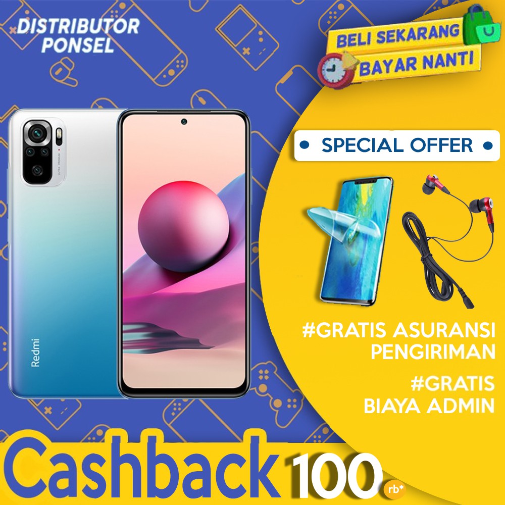 Xiaomi Redmi Note 10s 8/128 GB 6/64 GB Garansi Resmi