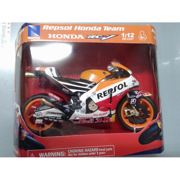 Diecast Motogp - Diecast Ducati - Diecast New Ray Vespa Newray Marc Marquez #93 Tahun 2014 Skala