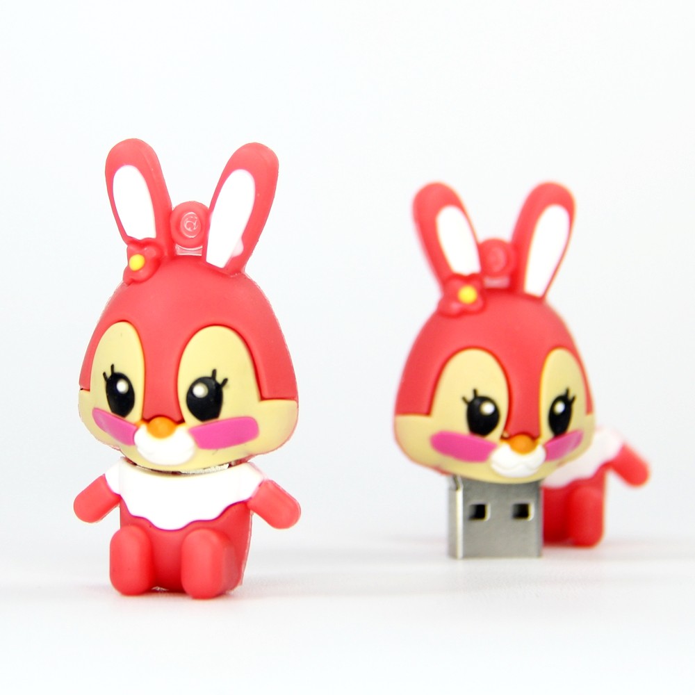 FLASHDISK KARAKTER LOVELY BUNNY (PINK MF 317-2) 8GB, 16GB, 32GB