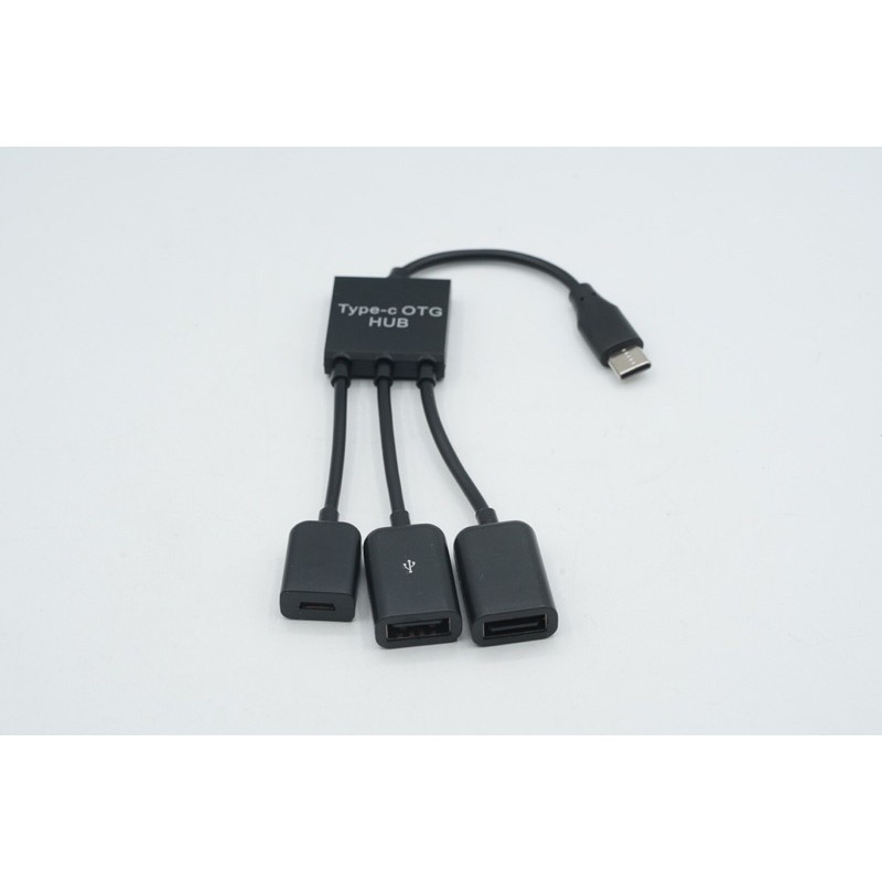 USB-C USB Type C OTG 1F3 Power Cable 3 in 1 USBC 3in1 Hub Data Cable Adapter