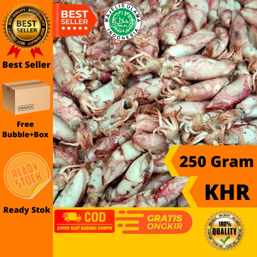 

Ikan asin cumi Kualitas Super 250Gram SJL