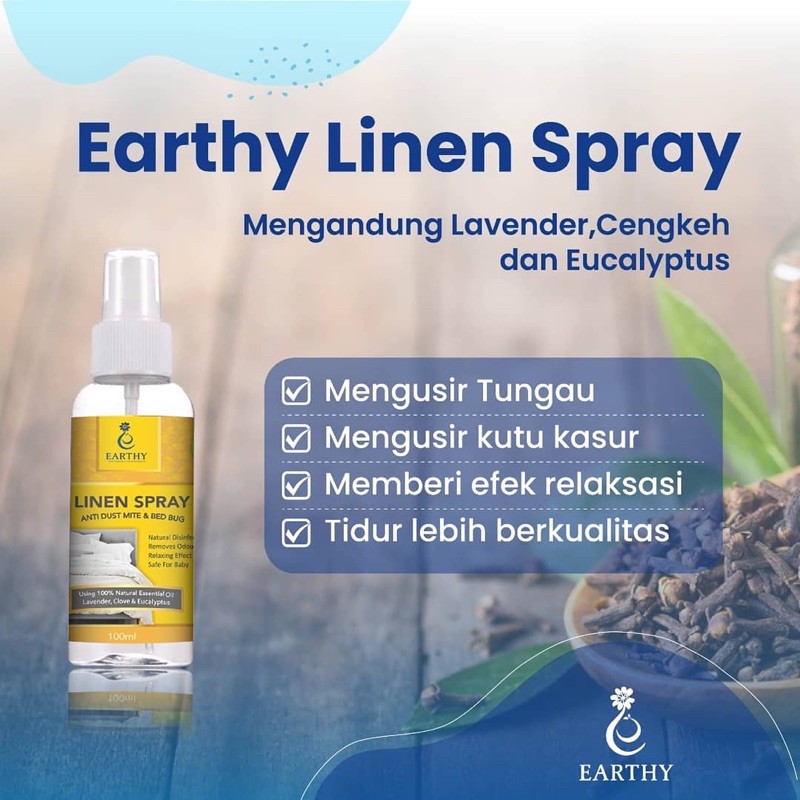 Linen spray earthy/Bed spray