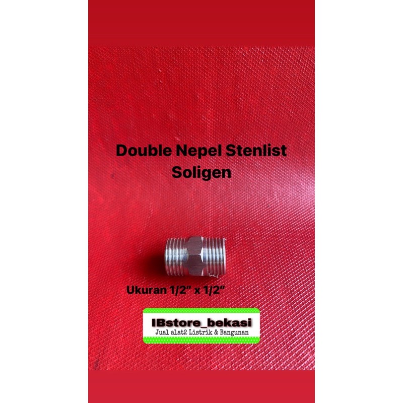 Double Nepel 1/2 “ | double nepel drat luar stenlist