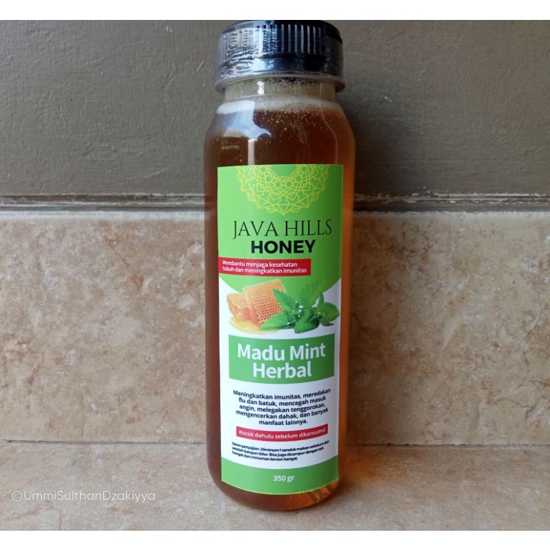 

MADU MINT HERBAL 350g || 100% ALAMI UNTUK FLU DAN BATUK.