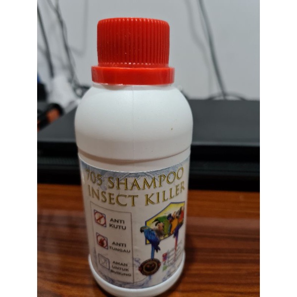 705 shampoo insect killer 300ml obat kutu burung ayam anjing kucing shampo bulu kilap sakit kulit