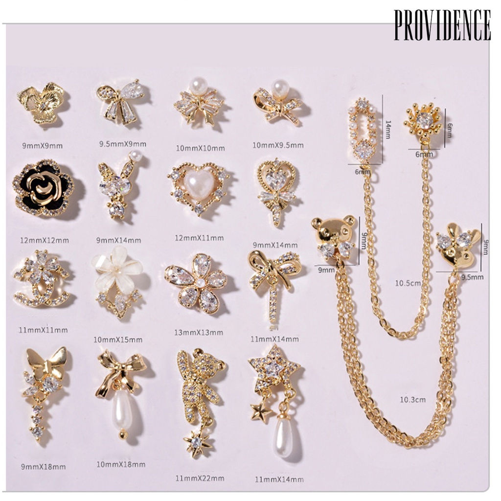 Providence Nail Art Decorations Anti-drop Novelty 3D Charming Manicure Accessories for Nail