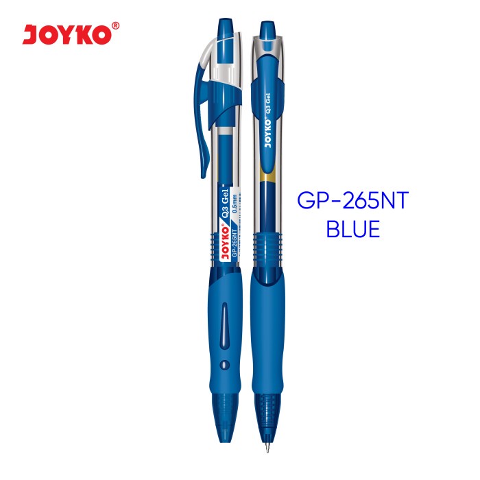 

Gel Pen Pulpen Pena Joyko GP-265NT Q3 Gel 0.5 mm - Blue