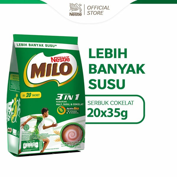 

Milo 3 in 1 Active go SCT/BAG