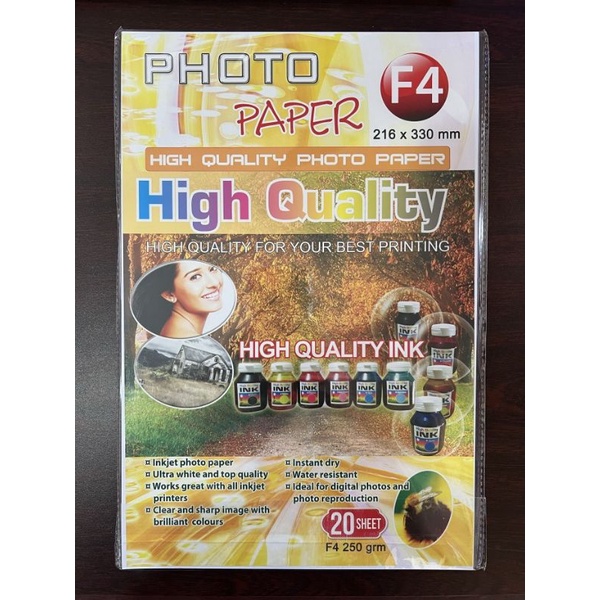 

Kertas Foto / Photo Paper Printech Glossy Folio / F4 250 Gr